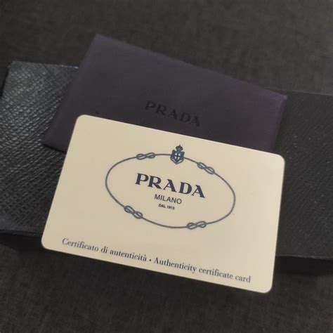 how to identify a fake prada purse|authenticity card prada.